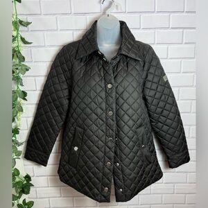 Anne Klein Black Quilted Jacket Women's Size S